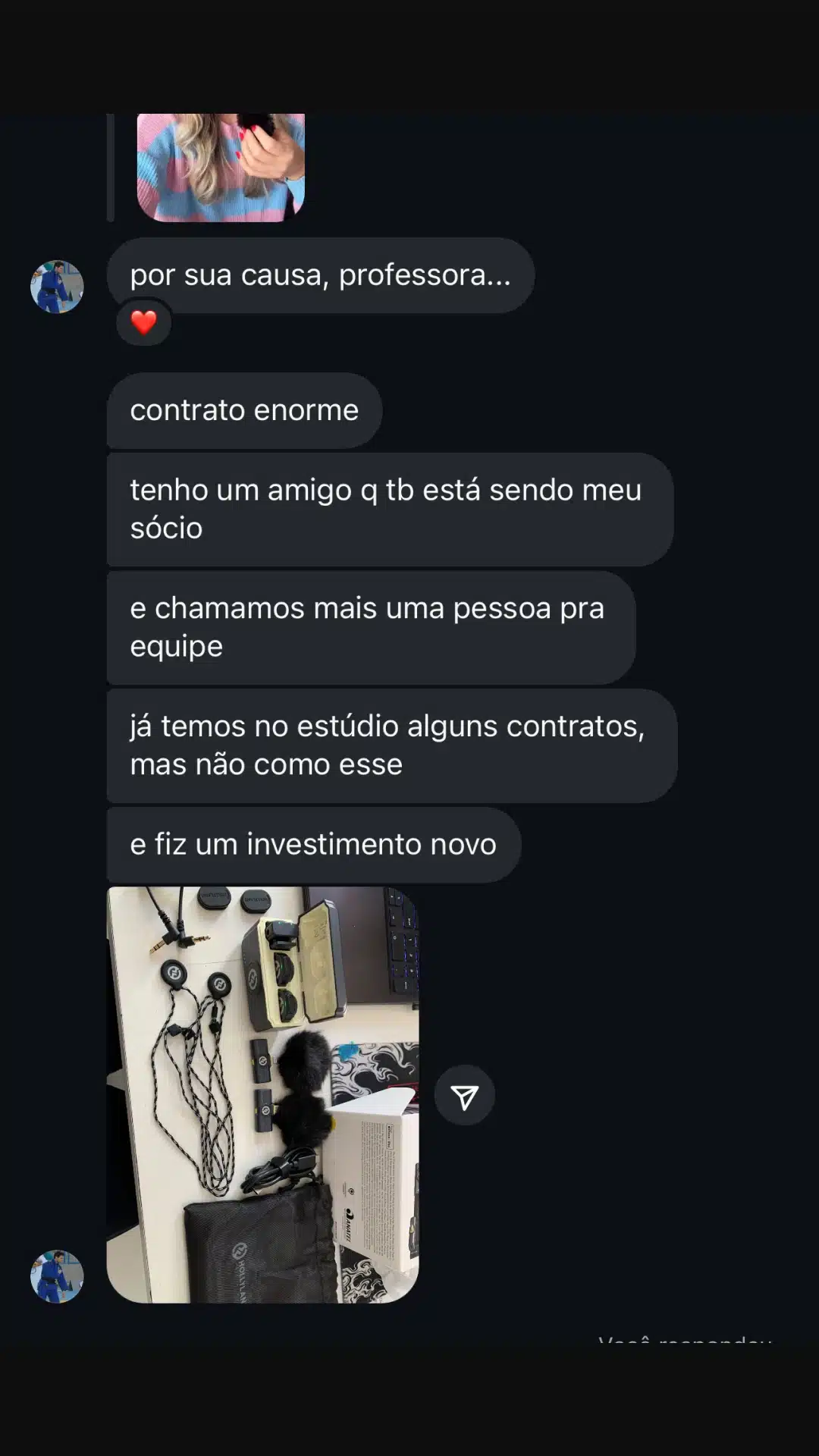 Print de resultado de aluno da Comunidade SMAM